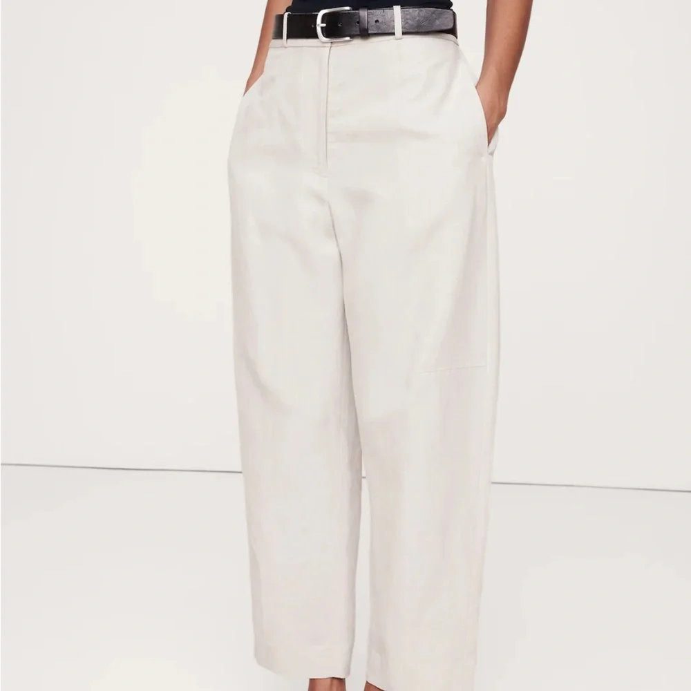 Banana Republic women’s barrel leg linen Pants - Picture 10 of 10